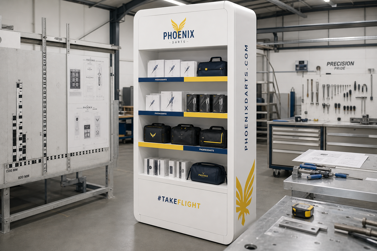 Retail point-of-sale display produced by WI DESIGN LTD