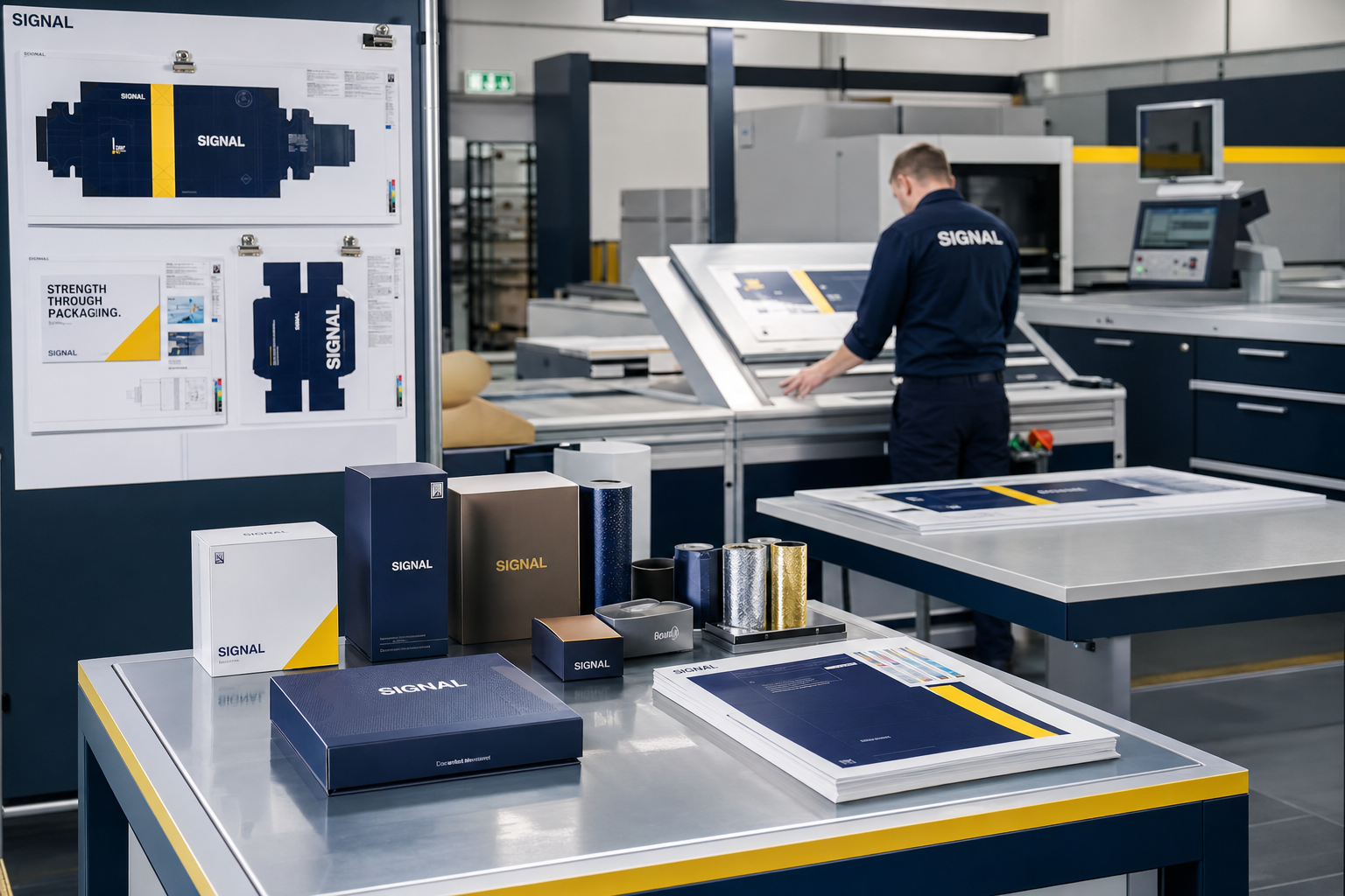 Commercial packaging samples and print proofs